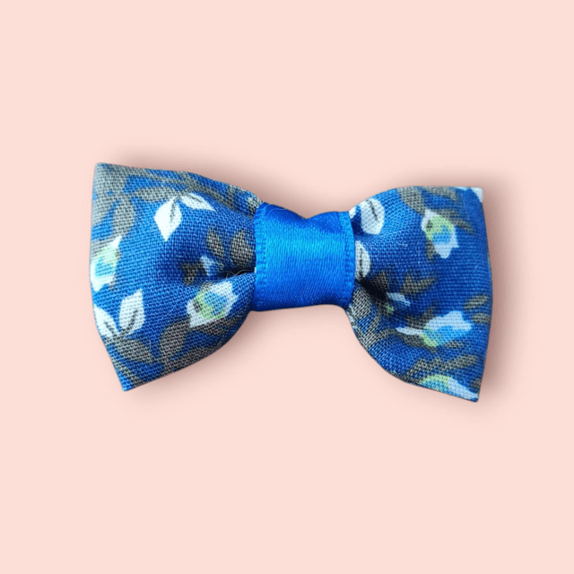 Barrettes tons bleu 