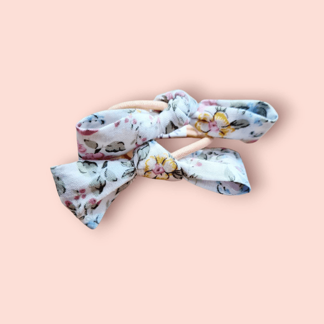 Élastique à cheveux tons rose