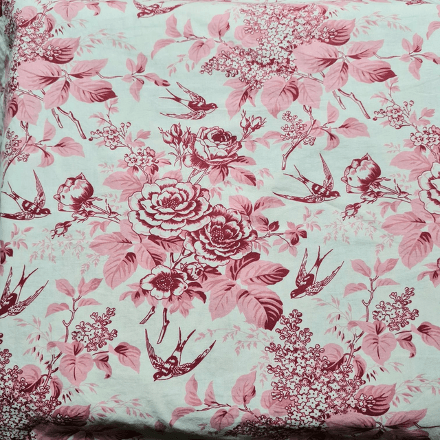 Jupe fleurs et oiseaux 
